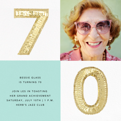 Shine Photo - Birthday Invitation by CONFETTISYSTEM