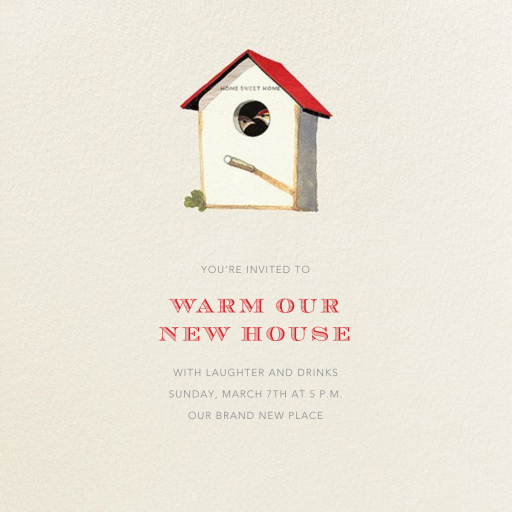 Home Sweet Home FD - Celebration Invitation by Felix Doolittle