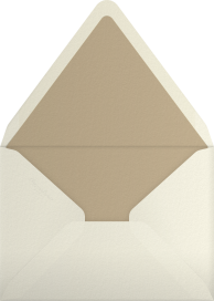 Leaf Inner Bevel Border - Paperless Post Envelope