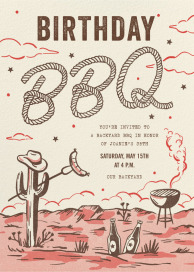 Desert BBQ by Paperless Post