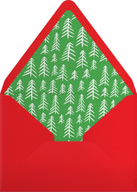 Cursive Holidays - Linda and Harriett Envelope