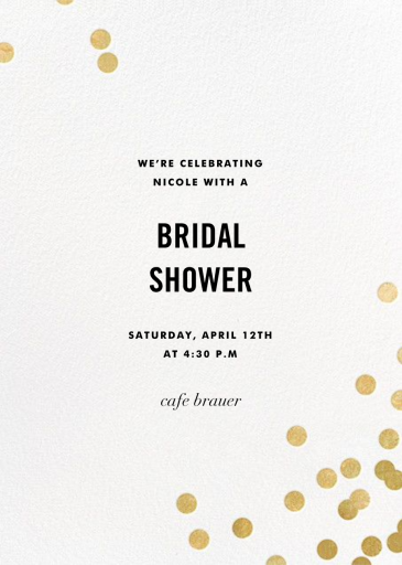 Confetti (Tall) - Invitation by kate spade new york