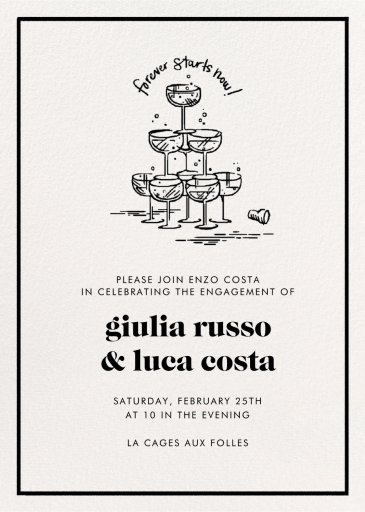 Coupe Tower - Invitation by kate spade new york