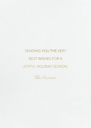 Happy Windows (Kate Pugsley) - New Year's Card by Red Cap Cards - Back