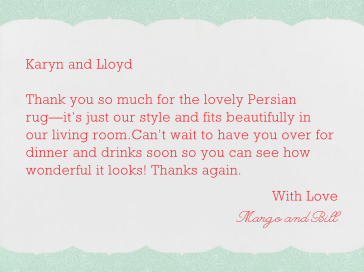 Confetti Swirl - Thank You Card by Paperless Post