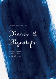 Sapphire - Fall Party Invitation by Paper Source