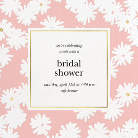 Embossed Daisies - Bridal Shower Invitation by kate spade new york