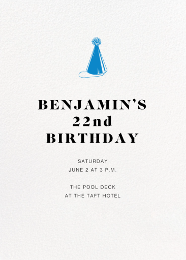 Full-Page Photo Tall (Double-Sided) - Birthday Invitation by Paperless Post - Back