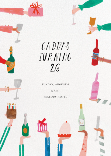 Hand Mr. Georgie a Drink - Pool Party Invitation by Mr. Boddington's Studio