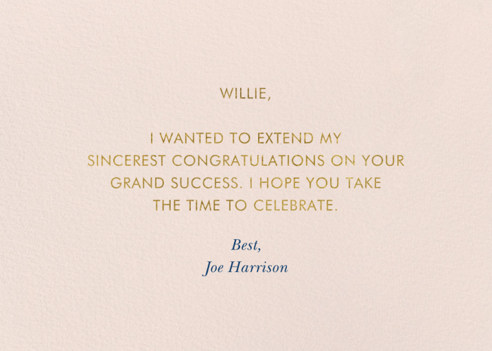 Congrats Pennants - Birthday Card by Rifle Paper Co. - Back