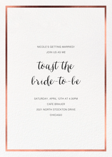 Idylle - Bridal Shower Invitation by Paperless Post