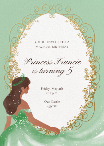 Sparkling Princess - Birthday Invitation by Paperless Post