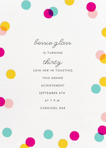Carnaby (Tall) - Birthday Invitation by Paperless Post