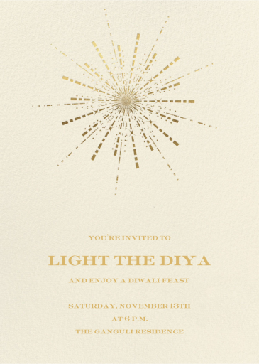 Ornate Fireworks - New Year's Card by Paperless Post