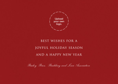 Crimson - Holiday Card by Paperless Post