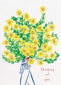 Flower You? - Thinking of You Card by Mr. Boddington's Studio