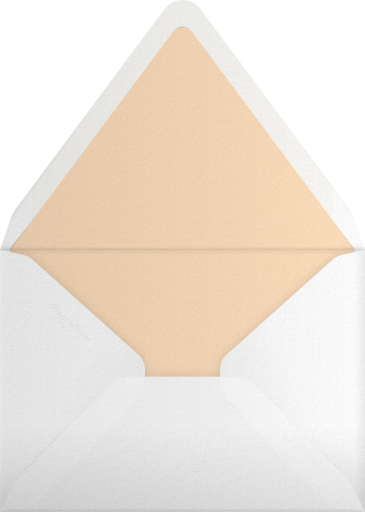 Spring Floral Garden Invitation Envelope