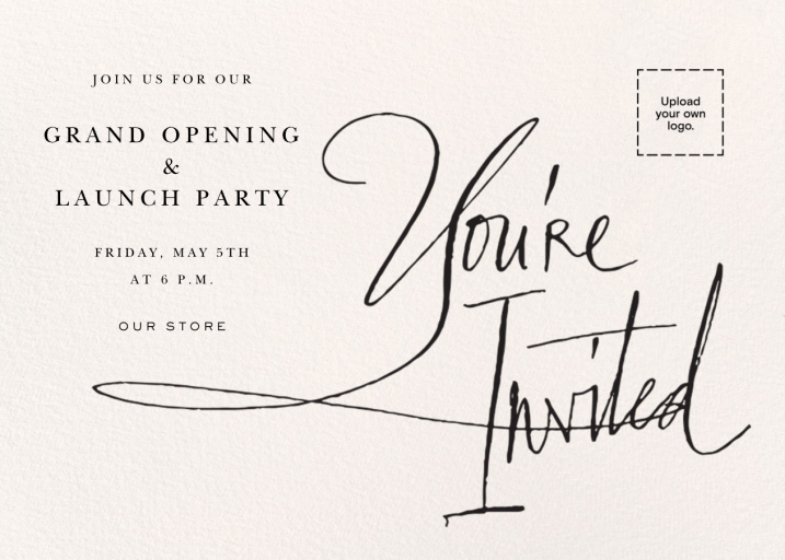 Written in Ink - Launch Party Invitation by Stephanie Fishwick