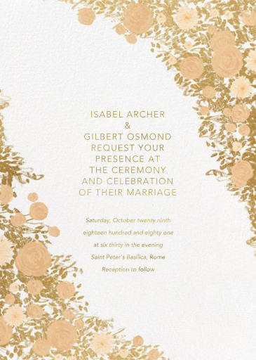 Centifolia - Wedding Invitation by Paperless Post