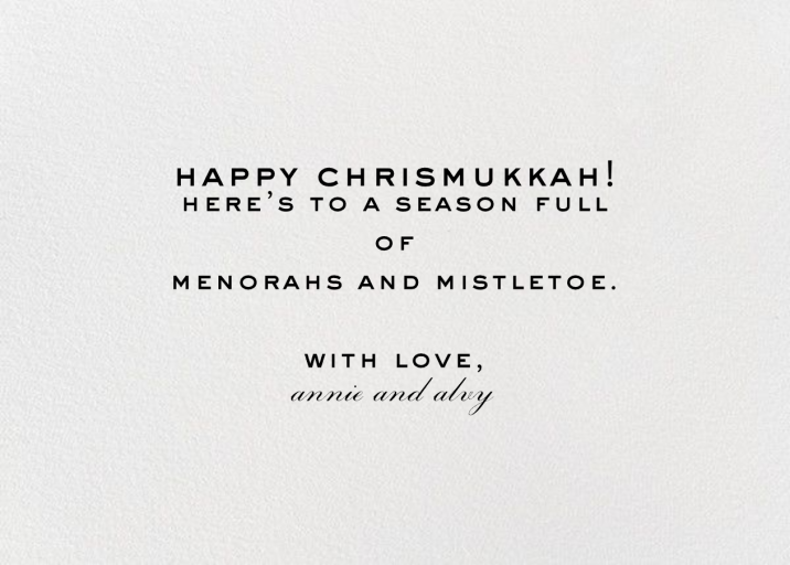 Best of Both Worlds (Photo) - Christmas Card by Paperless Post - Back