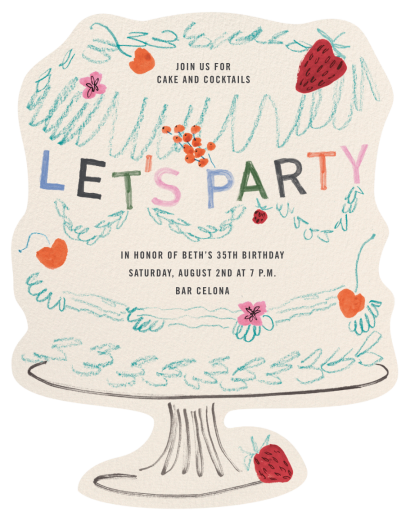 Dessert Delight - Invitation by Phthalo Ruth