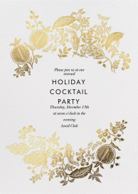 Gold Pomegranate - Corporate Holiday Party Invitation by Rifle Paper Co.