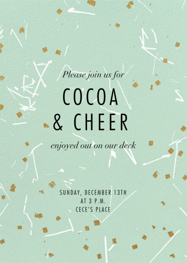 Fetiluxe - Winter Party Invitation by Kelly Wearstler