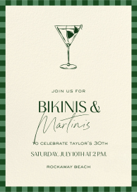 Bikinis and Martinis - Summer Party Invitation by Paperless Post