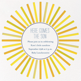 Sweden in the Summer - Baby Shower Invitation by Mr. Boddington's Studio