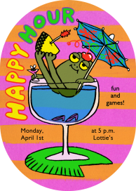 Happy Hour Frog by Gentle Thrills