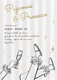 Pajamas and Prosecco by Paperless Post
