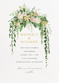 Dripping Floral - Wedding Invitation by Paperless Post
