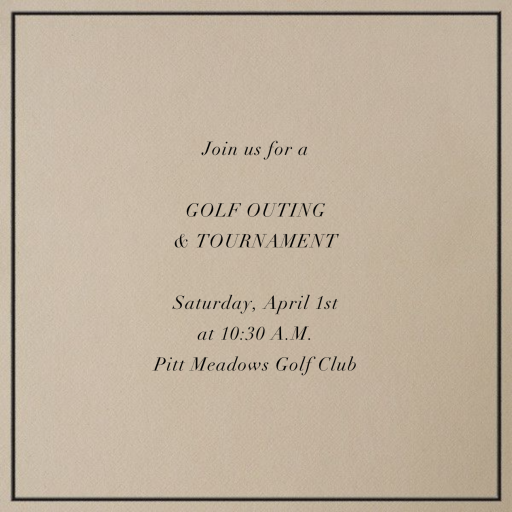 Golf Ball - Sports Invitation by Paperless Post - Back
