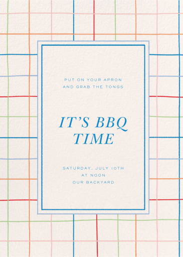 Check Me Out - BBQ Invitation by Paperless Post