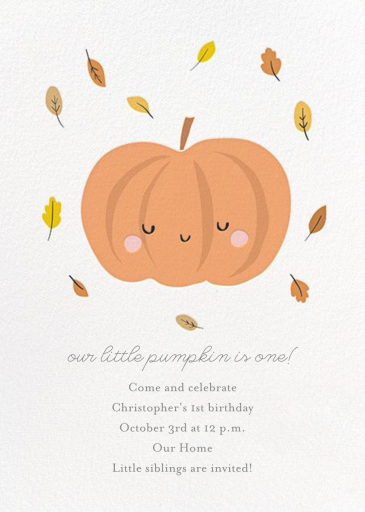 Fall Pumpkin by Little Cube