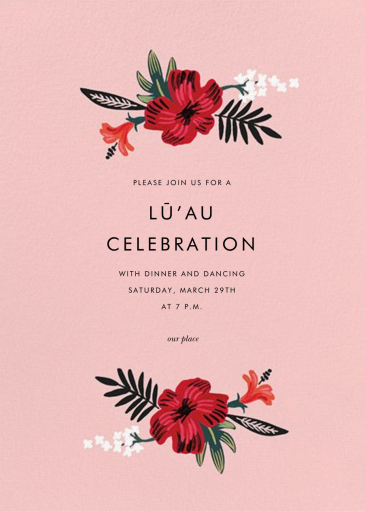 Kona Floral - Party Invitation by Rifle Paper Co.