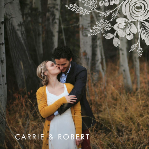 Heather and Lace (Photo Invitation) - Wedding Invitation by Rifle Paper Co.