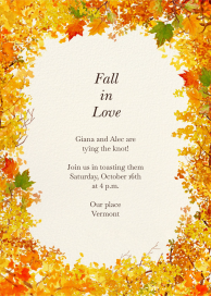 Lovely Leaves - Invitation by Felix Doolittle