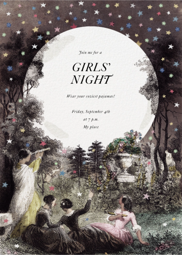 Once Upon a Star - Get-Together Invitation by John Derian