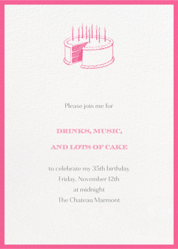 Contorno - Birthday Invitation by Paperless Post