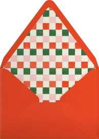 Photo Holiday Bow Collage Card Envelope