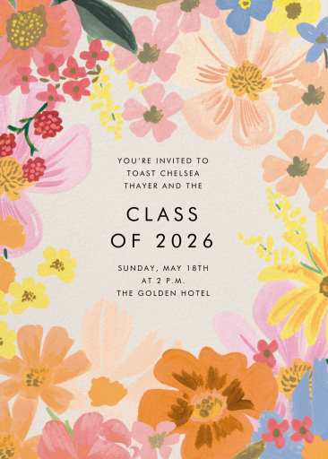 Marguerite Frame - Graduation Party Invitation by Rifle Paper Co.