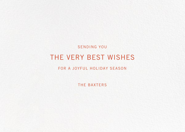 Ribbon of Joy - Holiday Card by Paperless Post - Back