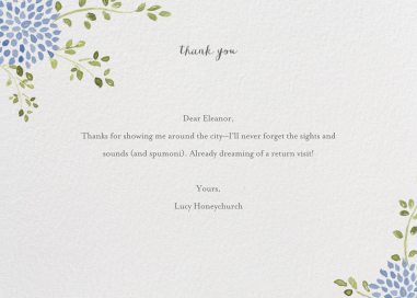 Dahlias Horizontal by Paperless Post