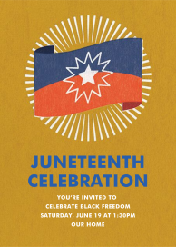 Juneteenth Flag by Paperless Post