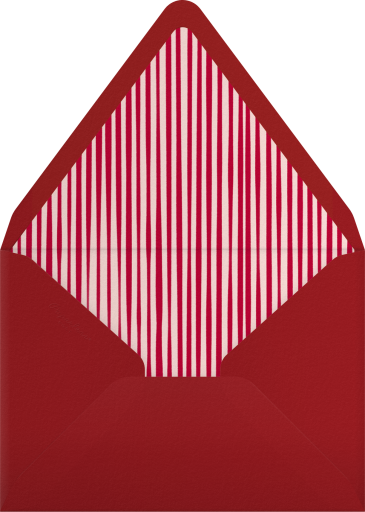Holiday Bows (Single-Sided) - Paperless Post Envelope