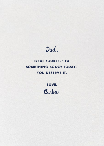Kick Ass Dad - Father's Day Card by Hello!Lucky - Back
