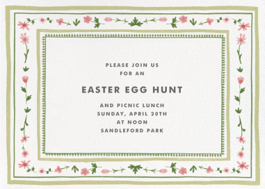 Floral Border - Easter Invitation by Paperless Post