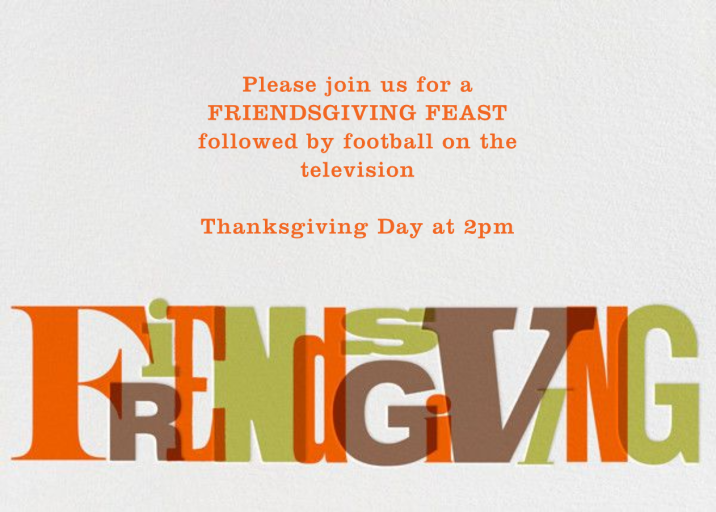 Foodgiving - Invitation by Paperless Post