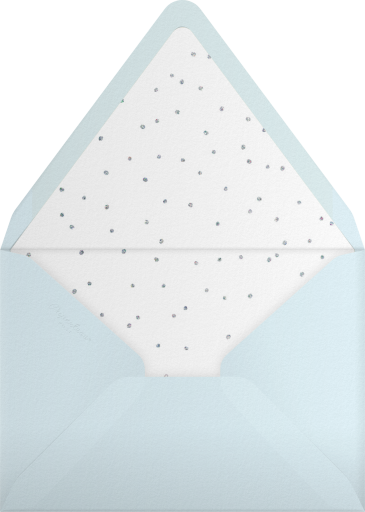 Winter Snow Globe - Paperless Post Envelope